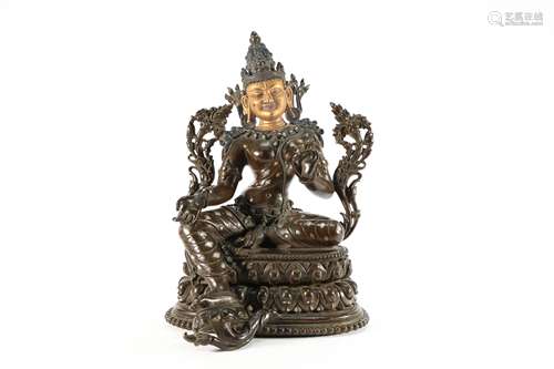 Gilt Bronze Alloy Copper Bronze Buddha Statue