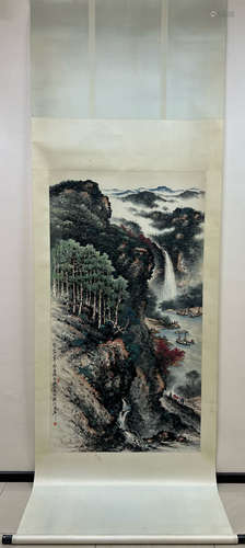 Chinese Landscape Painting, Guan Shanyue Mark