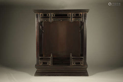 Red Sandalwood Buddhist Niche