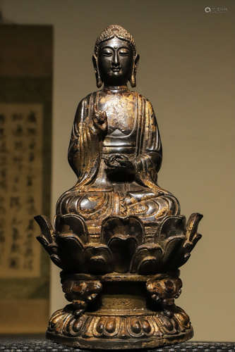 Bronze Buddha Shakyamuni Figure