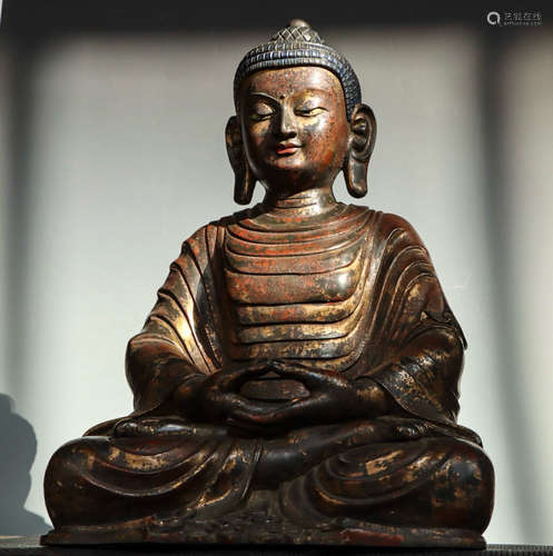 Bronze Buddha Shakyamuni Figure