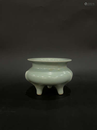 Grey Glazed Porcelain Incense Burner