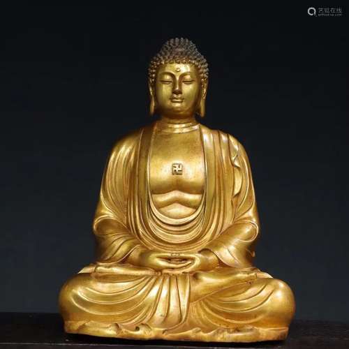 Gilt Bronze Buddha Figure