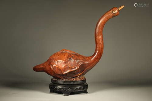 Gourd Goose Shape Figure