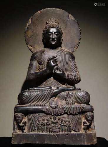 Bluestone Buddha Figure Statue