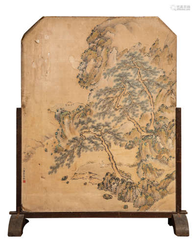 A Chinese Scroll Painting by Tang Dai