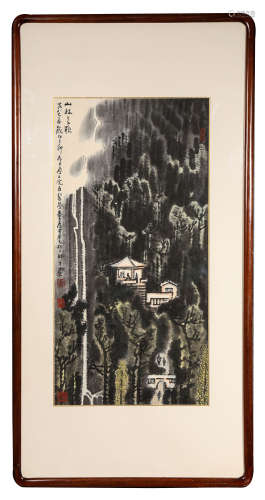 A Chinese Scroll Painting by Li Ke Ran