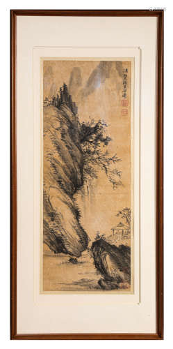 A Chinese Scroll Painting by Shi Tao