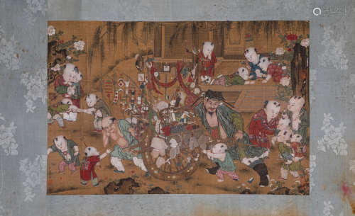 A Chinese Scroll Painting by You Qiu