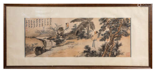 A Chinese Scroll Painting by Zhang Da Qian