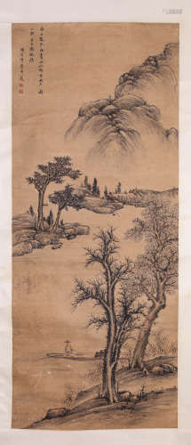 A Chinese Scroll Painting by Xiang Sheng Mo