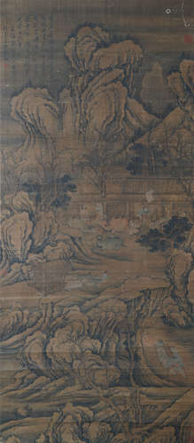 A Chinese Scroll Painting By Wen Zhengming