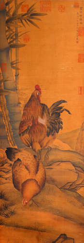 A Chinese Scroll Painting By Li Di