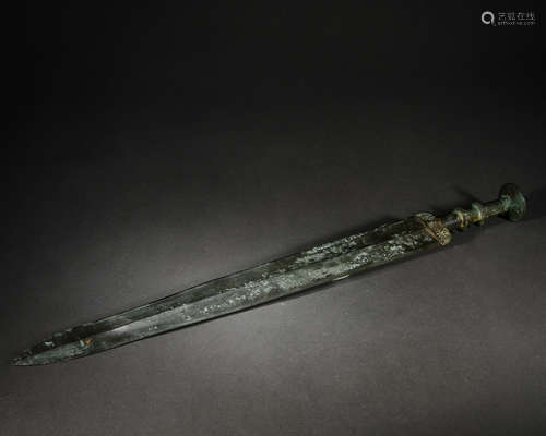 A Chinese Bronze Sword