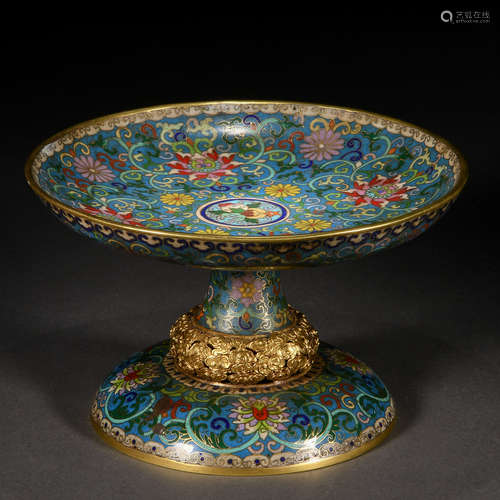 A Chinese Cloisonne Enamel Steam Bowl