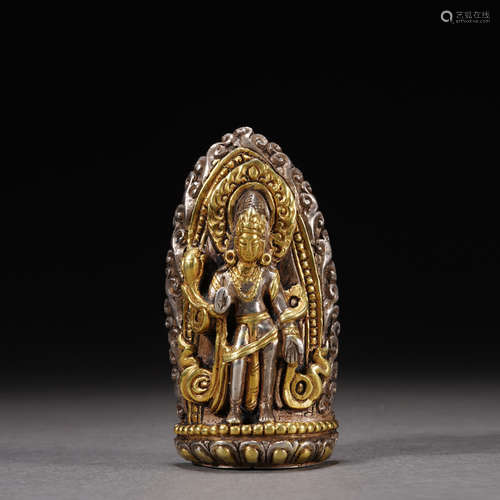 Gilt Silver Buddha Ornament