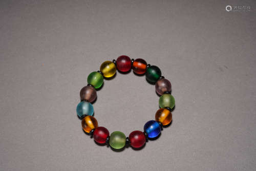 Glassware Bead Bracelet