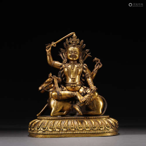 Gilt Bronze Buddha Ornament