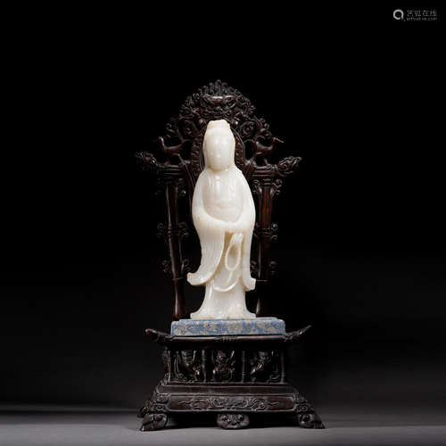 Jade Guanyin Figure