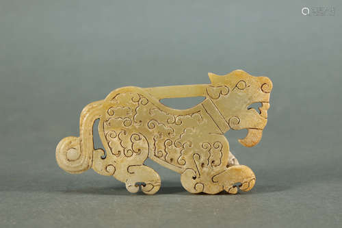 Jade Tiger Shape Bi