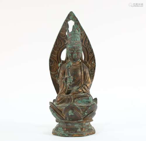Bronze GuanYin Figure