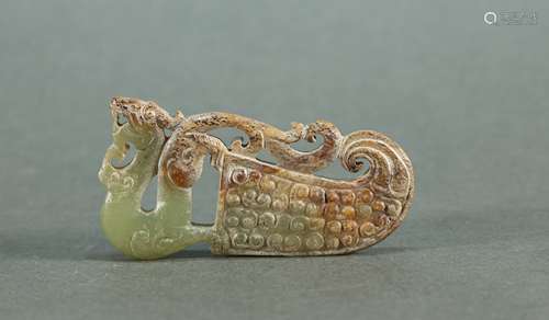 Jade Dragon Shape Ornament