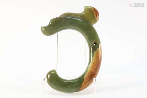 Hongshan Jade C Dragon Ornament