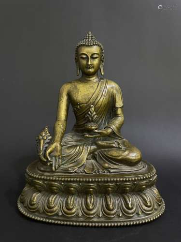 Bronze Shakyamuni Figure