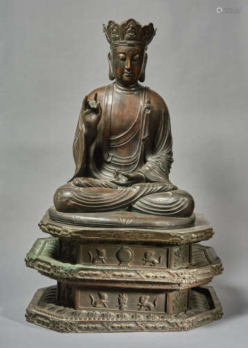 Bronze Buddha Figure Statue