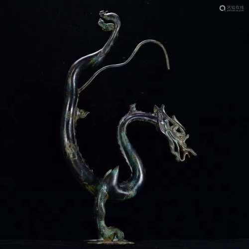 Bronze Dragon Figure