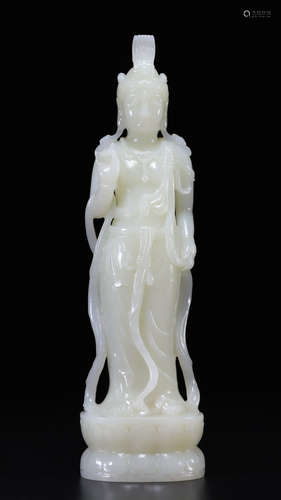 Jade GuanYin Figure