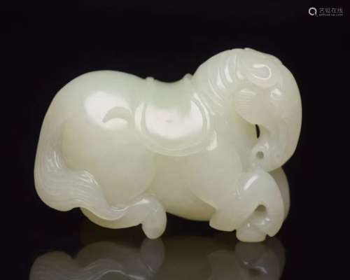 Jade Horse Ornament
