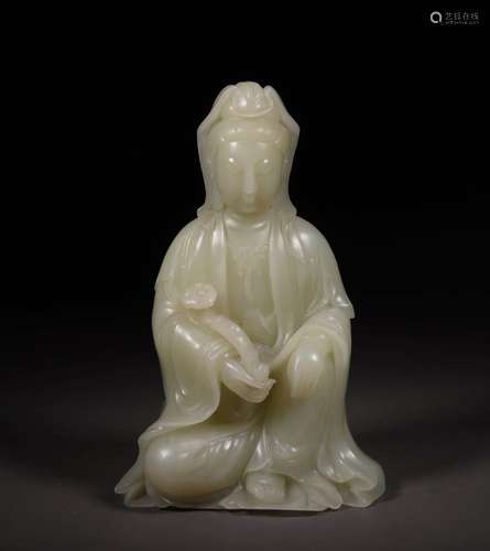 A JADE FIGURE OF GUANYIN