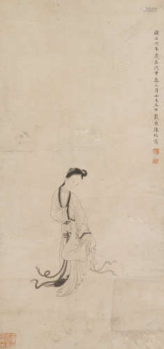 Chen Mei,  Figure Painting on Paper
