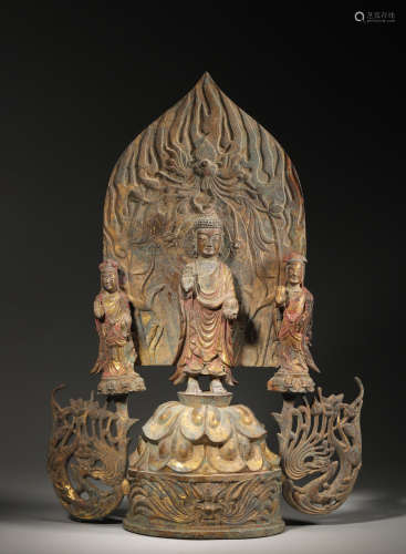 A Liao Style Statue Of Buddha