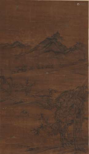 Li Cheng,  Landscape Painting on Silk