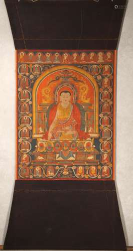 A Thangka Of Guru