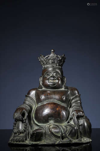 BRONZE MAITREYA STATUE