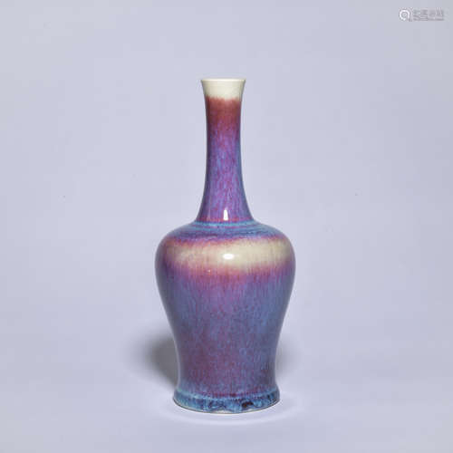 FLAMBE-GLAZED VASE