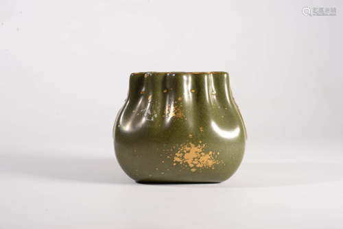 A TEA-DUST-GLAZED WATERPOT