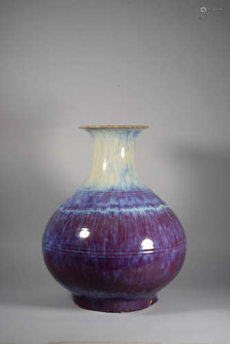 A FLAMBé-GLAZED VASE