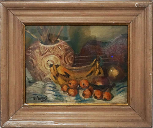 OIL PAINTING ON CANVAS, FRAMED, S.YASNJ