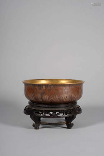 A FAUX-BOIS BOWL