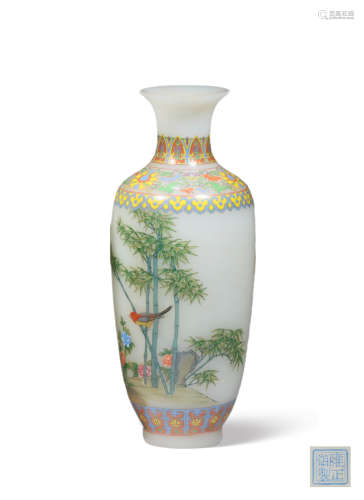 A CLASS‘BAMBOO’VASE,MARK AND PERIOD OF YONGZHENG