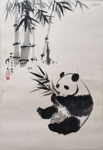 吴作人<br>熊猫