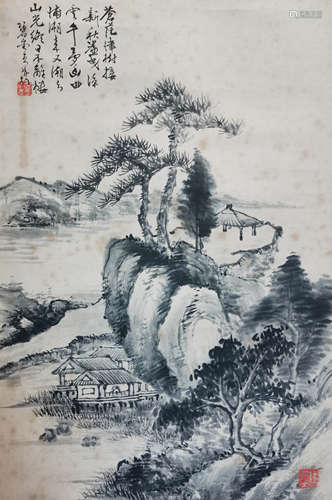 梁清标<br>山水