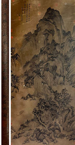 LANDSCAPE, HANGING SCROLL, WANG JIAN