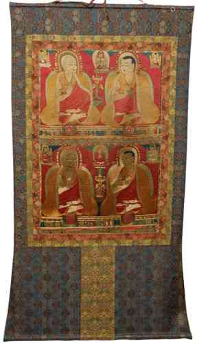 A THANGKA DEPICTING GURU