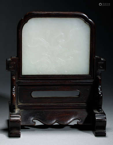 A HETIAN JADE TABLE SCREEN