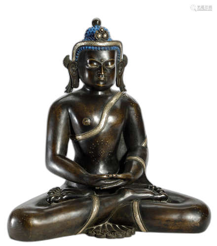 A COPPER FIGURE OF
SHAKYAMUNI